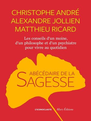 cover image of L'Abécédaire de la sagesse